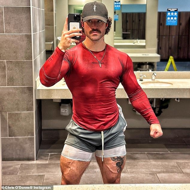 O'Donnell was popular on TikTok, with over 842,000 followers and 28.2 million likes. He also had over 241,000 followers on Instagram; pictured January 2024