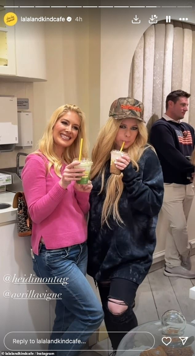 On Saturday, the reality TV couple stopped by a relief benefit at Lalaland Kind Cafe in Santa Monica that donated proceeds to the Altadena Girls Foundation and the LAFD